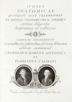 Icones anatomicae quotquot sunt celebriores ex optimis neotericorum operibus summa diligentia depromptae et collectae... (-Volumins tertii sectio altera).