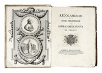 Regolamento del Regio Arcispedale di Santa Maria Nuova di Firenze.