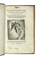 Historia delle cose occorse nel regno d'Inghilterra, in materia del duca di Notomberlan [sic] dopo la morte di Odoardo VI.