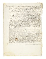 Lettera in parte cifrata a firma di Heinrighinus Panigarola.