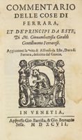 Compendio historico dell'origine, accrescimento, e prerogative delle Chiese, e luoghi pij della citta, e diocesi di Ferrara....