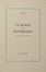  Savinio Alberto : La morte del pettirosso. Figurato, Collezionismo e Bibiografia  - Auction BOOKS, MANUSCRIPTS AND AUTOGRAPHS - Libreria Antiquaria Gonnelli - Casa d'Aste - Gonnelli Casa d'Aste