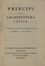  Milizia Francesco : Principi di architettura civile. Tomo primo (-terzo). Architettura  - Auction BOOKS, MANUSCRIPTS AND AUTOGRAPHS - Libreria Antiquaria Gonnelli - Casa d'Aste - Gonnelli Casa d'Aste