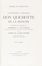  Cervantes Saavedra Miguel (de) : ?L'ingnieux Hidalgo Don Quichotte de La Manche Illustr de gravures de Carnicero et J. de Castillo d'aprs l'dition de l'Acadmie Royale EspagnolE et de Coypel et autres matres. Letteratura spagnola, Figurato, Letteratura, Collezionismo e Bibliografia  Charles Antoine Coypel, Antonio Carnicero, Joseph del Castillo  (1737 - 1793)  - Auction Books, Manuscripts & Autographs - Libreria Antiquaria Gonnelli - Casa d'Aste - Gonnelli Casa d'Aste