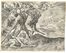  Cornelis Cort  (Hoorn, 1533 - Roma, 1578) : Indefessa gerens redivivis bella colubris Argolis ad Lernae tunditur Hydra Vadum. Ercole e l'Hydra di Lerna.  - Asta Libri & Grafica - Libreria Antiquaria Gonnelli - Casa d'Aste - Gonnelli Casa d'Aste