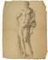  Anonimo del XVIII secolo : Studio da scultura classica (Hermes).  - Auction Books & Graphics - Libreria Antiquaria Gonnelli - Casa d'Aste - Gonnelli Casa d'Aste