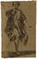  Jacopo Alessandro Calvi (detto il Sordino)  (Bologna, 1740 - 1815) : Studio per figura di Ercole.  - Asta Libri & Grafica - Libreria Antiquaria Gonnelli - Casa d'Aste - Gonnelli Casa d'Aste