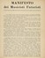  Pratella Francesco Balilla [e altri] : Manifesto dei Musicisti Futuristi.  - Asta Libri a stampa dal XVI al XX secolo [ASTA A TEMPO - PARTE II] - Libreria Antiquaria Gonnelli - Casa d'Aste - Gonnelli Casa d'Aste