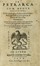  Petrarca Francesco : Il Petrarca con dichiarationi non piu stampate.  - Asta Libri a stampa dal XV al XIX secolo [Parte II] - Libreria Antiquaria Gonnelli - Casa d'Aste - Gonnelli Casa d'Aste