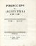  Milizia Francesco : Principi di architettura civile. Tomo primo (-terzo). Architettura,  [..]