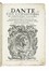  Alighieri Dante : Dante con l'espositioni di Christoforo Landino et d'Alessandro Vellutello. Sopra la sua Comedia dell'Inferno, del Purgatorio, & del Paradiso.  Cristoforo Landino, Alessandro Vellutello, Francesco Sansovino  - Asta Libri, autografi e manoscritti - Libreria Antiquaria Gonnelli - Casa d'Aste - Gonnelli Casa d'Aste