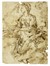  Baccio Bandinelli  (Firenze, 1493 - 1560) [da] : Donna seduta in un paesaggio rivolta  [..]