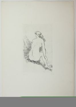  Francesco Nonni  (Faenza, 1885 - 1975) : Nudo di donna.  - Asta Asta a tempo: Stampe & disegni - Libreria Antiquaria Gonnelli - Casa d'Aste - Gonnelli Casa d'Aste
