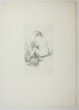  Francesco Nonni  (Faenza, 1885 - 1975) : Nudo di donna (2).  - Asta Asta a tempo: Stampe & disegni - Libreria Antiquaria Gonnelli - Casa d'Aste - Gonnelli Casa d'Aste