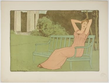  Maurice Realier-Dumas  (1860 - 1928) : Corinne.  - Auction Timed Auction: Prints & drawings - Libreria Antiquaria Gonnelli - Casa d'Aste - Gonnelli Casa d'Aste