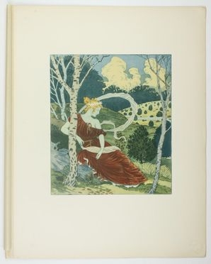  Eugne Grasset  (Losanna, 1841 - Sceaux, 1917) : Dans le bois.  - Auction Timed Auction: Prints & drawings - Libreria Antiquaria Gonnelli - Casa d'Aste - Gonnelli Casa d'Aste