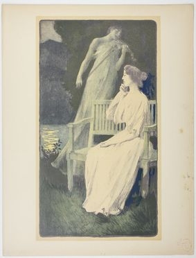  Auguste Franois Marie Gorguet  (Parigi, 1862 - 1927) : Andante nocturne.  - Auction Timed Auction: Prints & drawings - Libreria Antiquaria Gonnelli - Casa d'Aste - Gonnelli Casa d'Aste