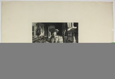  Eleuterio Pagliano  (Casale Monferrato, 1826 - Milano, 1903) : Il bucato.  - Asta Asta a tempo: Stampe & disegni - Libreria Antiquaria Gonnelli - Casa d'Aste - Gonnelli Casa d'Aste