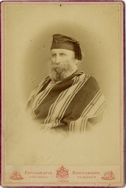  Giuseppe Garibaldi  (1807 - 1882) : Ritratto fotografico.  - Asta Libri, manoscritti e autografi - Libreria Antiquaria Gonnelli - Casa d'Aste - Gonnelli Casa d'Aste