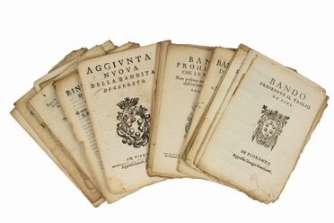 Lotto di 25 bandi medicei.  - Asta Libri, manoscritti e autografi - Libreria Antiquaria Gonnelli - Casa d'Aste - Gonnelli Casa d'Aste