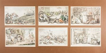  Thomas Rowlandson  (Londra, 1756 - 1827) : 24 tavole dalla serie The English Dance of Death.  - Asta Stampe, Disegni e Dipinti dal XVI al XX secolo - Libreria Antiquaria Gonnelli - Casa d'Aste - Gonnelli Casa d'Aste