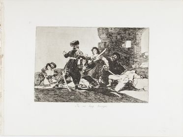  Francisco Goya y Lucientes  (Fuendetodos,, 1746 - Bordeaux,, 1828) : Ya no hay tiempo.  - Auction Prints, Drawings and Paintings from 16th until 20th centuries - Libreria Antiquaria Gonnelli - Casa d'Aste - Gonnelli Casa d'Aste