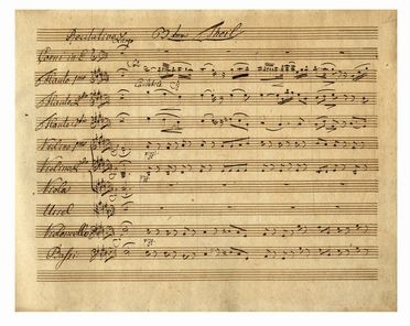  Haydn Franz Joseph : Die Schpfung. [Oratorio per soli, coro e orchestra]. Musica, Musica, Teatro, Spettacolo  - Auction Books & Graphics - Libreria Antiquaria Gonnelli - Casa d'Aste - Gonnelli Casa d'Aste