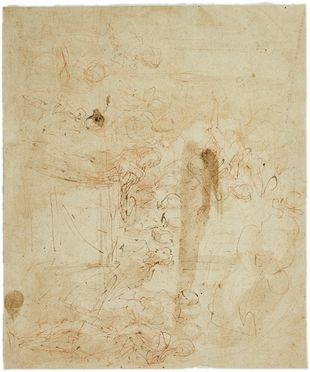  Donato Creti  (Cremona, 1671 - Bologna, 1749) [attribuito a] : Studio per scena sacra.  - Auction Books & Graphics - Libreria Antiquaria Gonnelli - Casa d'Aste - Gonnelli Casa d'Aste