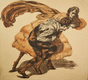  Alois Kolb  (Vienna, 1875 - Lipsia, 1942) : Tanz (Danza).  - Auction Books & Graphics - Libreria Antiquaria Gonnelli - Casa d'Aste - Gonnelli Casa d'Aste