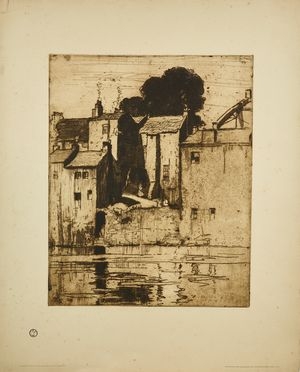  Frank William Brangwyn  (Bruges, 1867 - Ditchling, 1956) : Barnard Castle.  - Auction Books & Graphics - Libreria Antiquaria Gonnelli - Casa d'Aste - Gonnelli Casa d'Aste