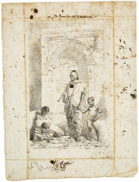  Mariano Fortuny y Marsal  (Tarragona, 1838 - Roma, 1874) : Familia marroqu.  - Auction Books & Graphics - Libreria Antiquaria Gonnelli - Casa d'Aste - Gonnelli Casa d'Aste