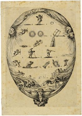  Stefano Della Bella  (Firenze, 1610 - 1664) : Il rebus dell'Amore.  - Asta Libri & Grafica - Libreria Antiquaria Gonnelli - Casa d'Aste - Gonnelli Casa d'Aste
