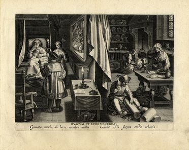  Jan Van der Straet (detto Stradano)  (Bruges, 1523 - Firenze, 1605) [da] : Hyacum, et lues venerea.  - Auction Books & Graphics - Libreria Antiquaria Gonnelli - Casa d'Aste - Gonnelli Casa d'Aste
