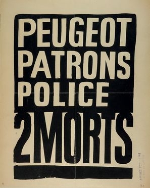  Incisione, Arte : Peugeot patrons police 2 morts.  - Auction Books & Graphics - Libreria Antiquaria Gonnelli - Casa d'Aste - Gonnelli Casa d'Aste