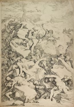  Salvator Rosa  (Arenella, 1615 - Roma, 1673) : La caduta dei giganti.  - Auction Books & Graphics - Libreria Antiquaria Gonnelli - Casa d'Aste - Gonnelli Casa d'Aste