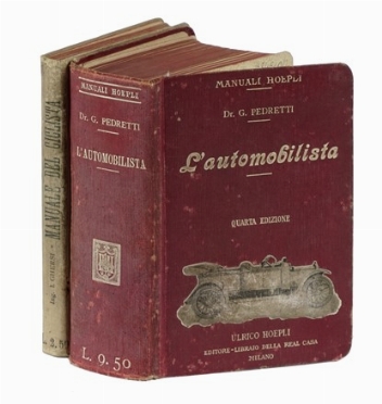 Lotto di 2 manuali Hoepli, in legatura editoriale originale.  Garibaldi Pedretti, Italo Ghersi  - Asta Libri a stampa dal XVI al XX secolo [ASTA A TEMPO - PARTE II] - Libreria Antiquaria Gonnelli - Casa d'Aste - Gonnelli Casa d'Aste