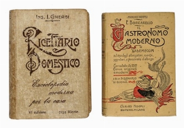 Lotto di 2 manuali Hoepli, in legatura editoriale originale.  Italo Ghersi  - Asta Libri a stampa dal XVI al XX secolo [ASTA A TEMPO - PARTE II] - Libreria Antiquaria Gonnelli - Casa d'Aste - Gonnelli Casa d'Aste