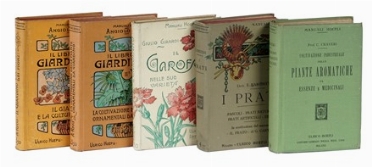 Lotto di 4 manuali Hoepli di botanica, in legatura editoriale originale.  Giulio Girardi, Enrico Marchettano, Calisto Craveri, Angiolo Pucci  - Asta Libri a stampa dal XVI al XX secolo [ASTA A TEMPO - PARTE II] - Libreria Antiquaria Gonnelli - Casa d'Aste - Gonnelli Casa d'Aste