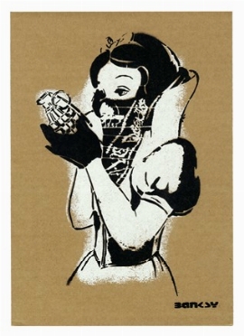  Banksy  (Bristol, 1974) : Snow White.  - Asta Arte Moderna e Contemporanea [ASTA A TEMPO - PARTE II] - Libreria Antiquaria Gonnelli - Casa d'Aste - Gonnelli Casa d'Aste