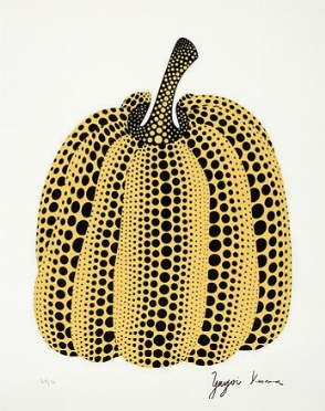  Yayoi Kusama  (Matsumoto, 1929) : Yellow Pumpkin.  - Asta Arte Moderna e Contemporanea [ASTA A TEMPO - PARTE II] - Libreria Antiquaria Gonnelli - Casa d'Aste - Gonnelli Casa d'Aste