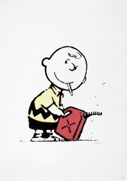  Banksy  (Bristol, 1974) : Charlie Brown.  - Auction Ancient, Modern and Contemporary Art [II Part ] - Libreria Antiquaria Gonnelli - Casa d'Aste - Gonnelli Casa d'Aste