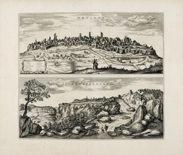  Johannes Blaeu  (Alkmaar, 1596 - Amsterdam, 1673) : Orvieto / Acquapendente.  - Asta Arte Antica, Moderna e Contemporanea [Parte I] - Libreria Antiquaria Gonnelli - Casa d'Aste - Gonnelli Casa d'Aste