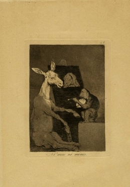  Francisco Goya y Lucientes  (Fuendetodos,, 1746 - Bordeaux,, 1828) : Ni mas ni menos.  - Asta Arte Antica [Parte I] - Libreria Antiquaria Gonnelli - Casa d'Aste - Gonnelli Casa d'Aste
