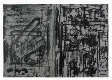  Emilio Vedova  (Venezia, 1919 - Venezia, 2006) : Senza titolo.  - Auction Modern and Contemporary Art [II Part ] - Libreria Antiquaria Gonnelli - Casa d'Aste - Gonnelli Casa d'Aste