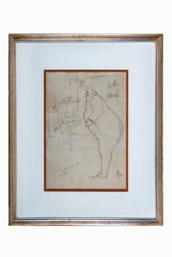  Lorenzo Viani  (Viareggio, 1882 - Ostia, 1936) : Il Sor Conte.  - Auction Modern and Contemporary Art [II Part ] - Libreria Antiquaria Gonnelli - Casa d'Aste - Gonnelli Casa d'Aste