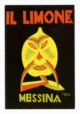  Fortunato Depero  (Fondo, 1892 - Rovereto, 1960) : Il limone.  - Auction Modern and Contemporary Art [II Part ] - Libreria Antiquaria Gonnelli - Casa d'Aste - Gonnelli Casa d'Aste