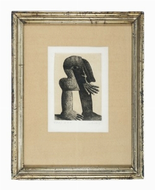  Horst Antes  (Heppenheim, 1936) : Figur Kosel II.  - Auction Modern and Contemporary Art [II Part ] - Libreria Antiquaria Gonnelli - Casa d'Aste - Gonnelli Casa d'Aste