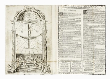  Francesco Curti  (Bologna, ) : Orologio solare con Cristo crocefisso.  - Auction Ancient Art [I Part] - Libreria Antiquaria Gonnelli - Casa d'Aste - Gonnelli Casa d'Aste