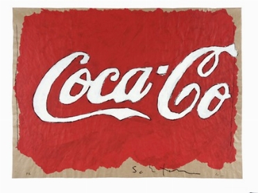  Mario Schifano  (Homs, 1934 - Roma, 1998) [da] : Coca-Cola.  - Asta Arte Antica, Orientale, Moderna e Contemporanea [parte II] - Libreria Antiquaria Gonnelli - Casa d'Aste - Gonnelli Casa d'Aste