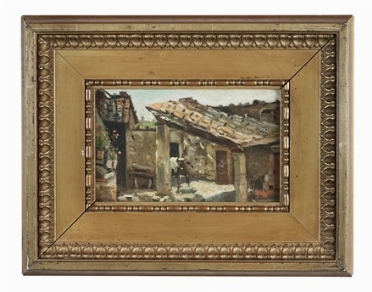  Giovanni Malesci  (Vicchio, 1884 - Milano, 1969) : Cascina.  - Auction Ancient, Oriental, Modern and Contemporary Art  [II part] - Libreria Antiquaria Gonnelli - Casa d'Aste - Gonnelli Casa d'Aste